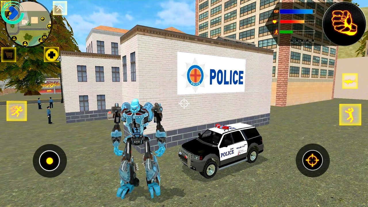 Robot  Shark 2 (By Naxeex Robots) New Crime Simulator Game Android Gameplay HD