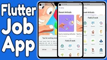 Flutter Job App | Flutter Job Market App | Flutter App Ui Design | Flutter Speed Code | UmairDev