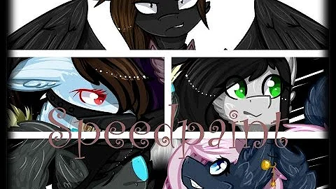 [Commission] *_The Fantastic Seven_* (Mlp Speedpaint)