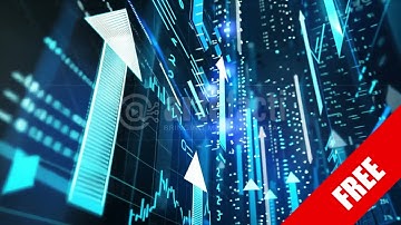 Free 4K Finance Arrows & Data Flow – Stock Motion Background