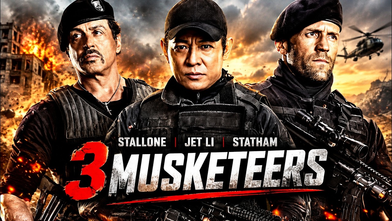 Jason Statham, Sylvester Stallone & Jet Li In 3 MUSTKETEERS - Hollywood Full Action Movie In English