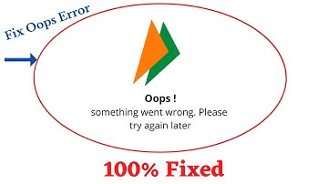 Fix #bhim Oops Something Went Wrong Error. Please Try Again Later Problem Error Solved