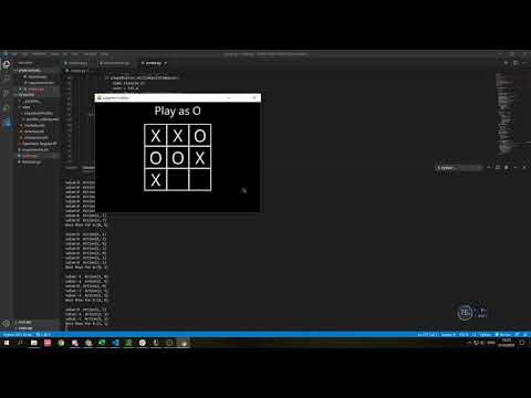 CS50AI Project 0B TicTacToe with miniMax function