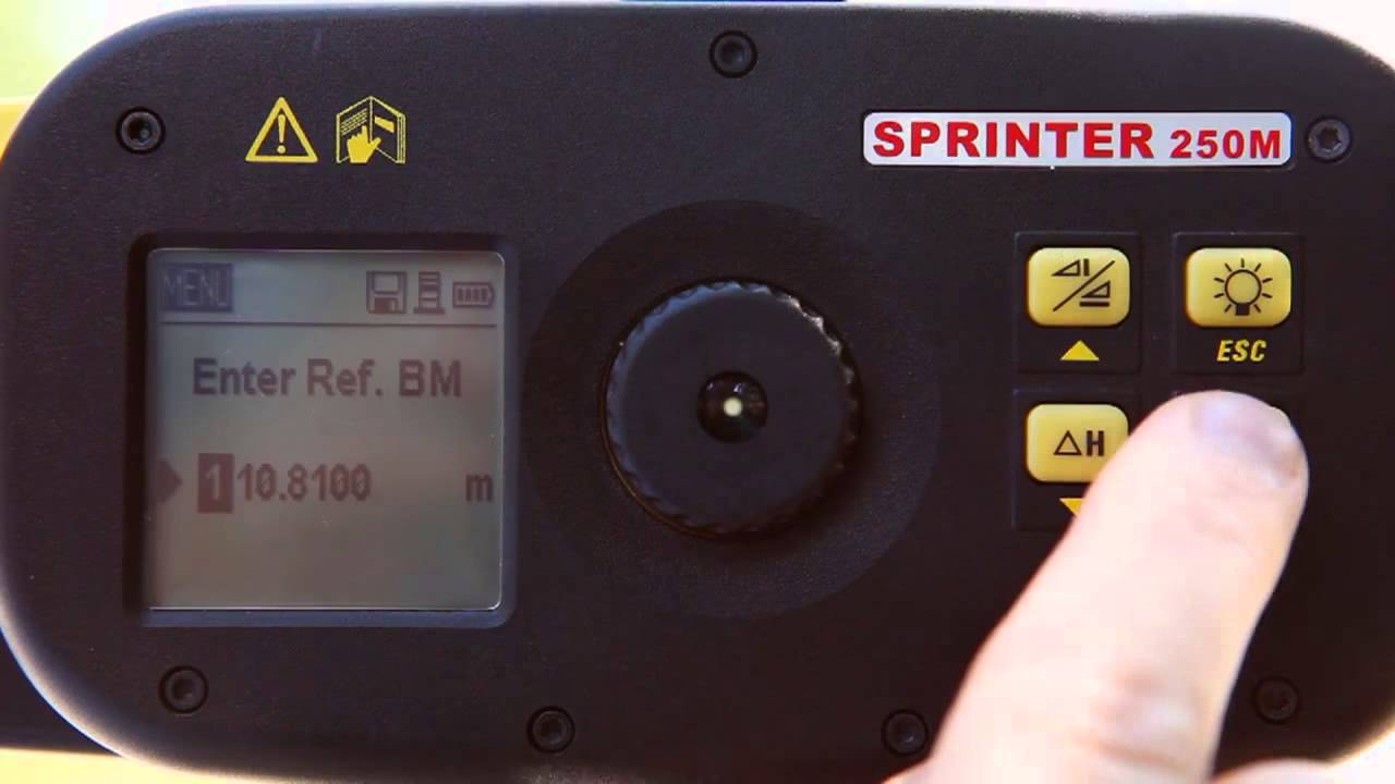 Leica Sprinter nivel digital  Que fácil és nivelar