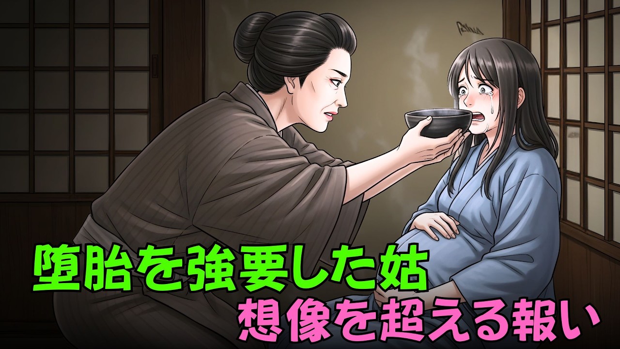再婚のため中絶を強要した姑…待ち受ける恐ろしい因果応報の結末| 野談 | 伝説 | 昔話 | 説話 | 民話