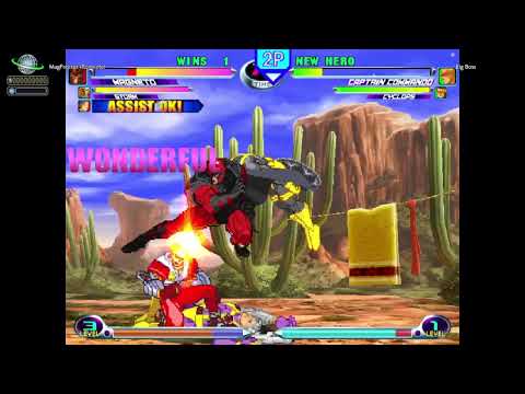 MvC2: Romneto - Magneto Extreme Autocorrect [Instant Crossup from Half Screen] .:9.14.25:.