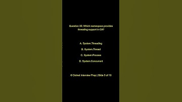 Dot Net Programming Questions   | C# Collections & Generics Practice Quiz | Part 4 - Question 5