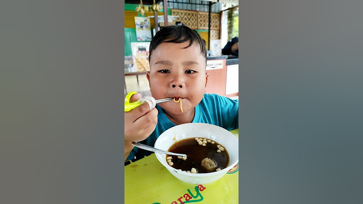 Marcello makan bakso 😂 #mukbang #bakso