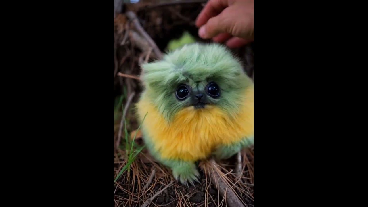 I Found a Tiny Fluffy Creature in Tree Roots!