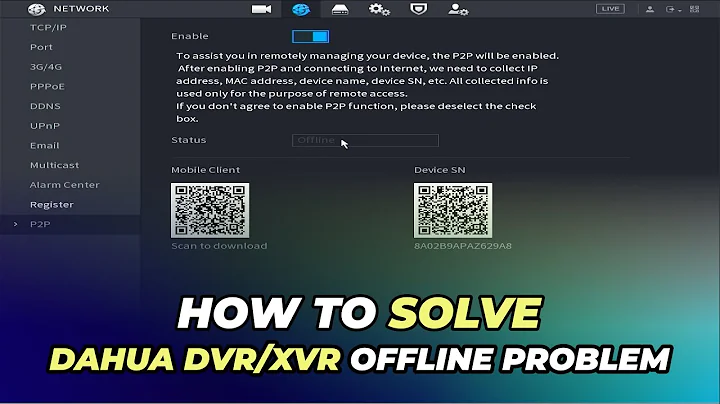 Dahua DVR Offline Problem | Dahua Camera Online Setup - DayDayNews