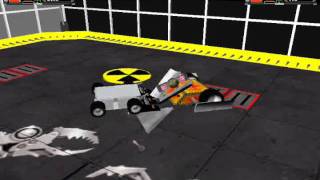 Battlebots 3 Shw- Quarterfinals- Wolfsbane Vs. Skbt Refilm