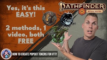 Learn how to create Popout Tokens in GIMP or Tokenizer Module | Foundry VTT | PF2E | DND5E TTRPG