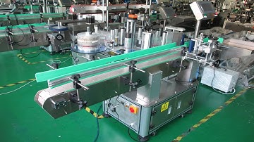 transparent labels labeling machine fully automatic round bottles labeler without air bubble