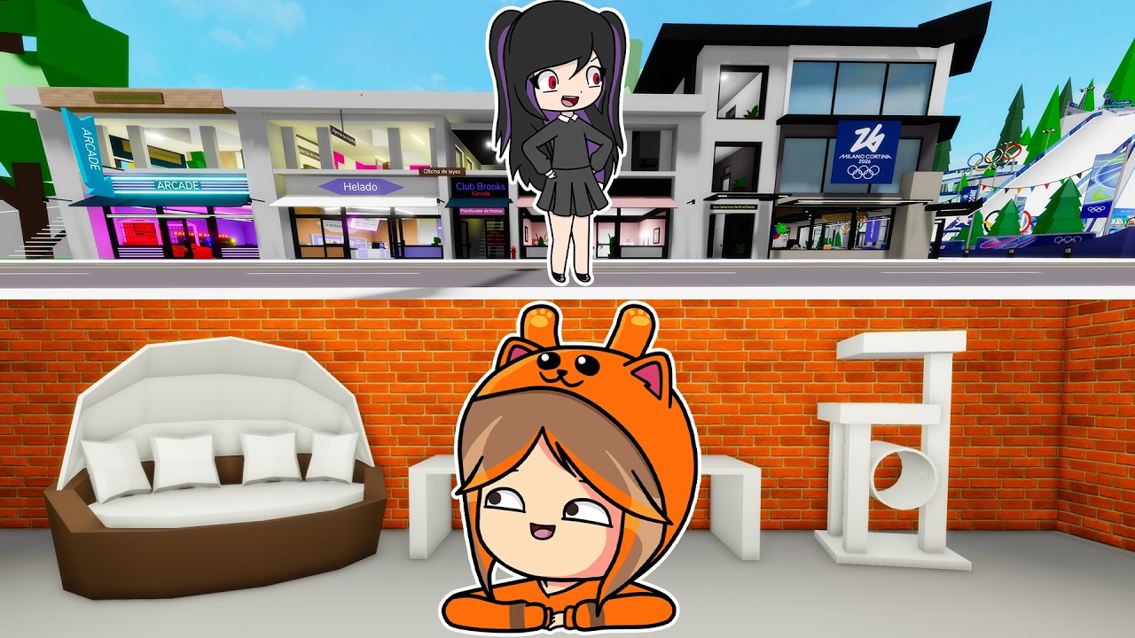 Construí una BASE SECRETA para HUIR de LYNA.EXE en Roblox