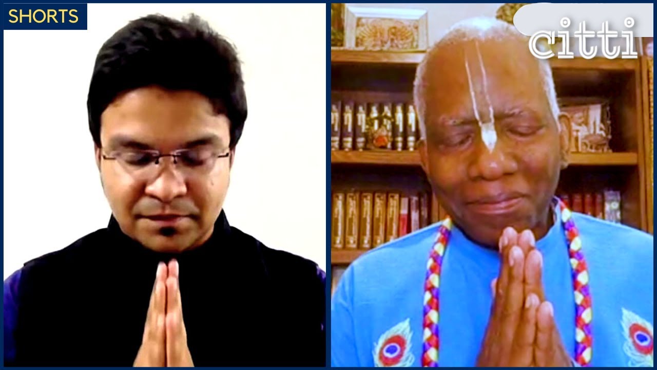 Sanskrit mantra beautifully chanted by African American Hindu guru