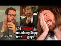 Johnny Depp Trial: Amber Heard had late-night visitors over 30 times | Asmongold Reacts