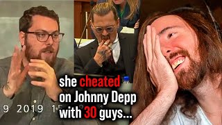 Johnny Depp Trial: Amber Heard had late-night visitors over 30 times | Asmongold Reacts