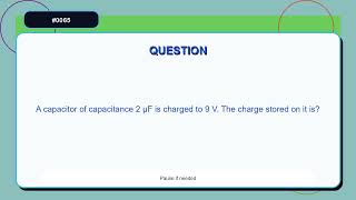 JEE Physics Practice Questions Set 0065 | Capacitance | Mock Test