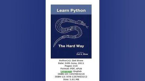 Learn Python the Hard Way, 2nd Ed. By Zed Shaw PDF, ePub eBook