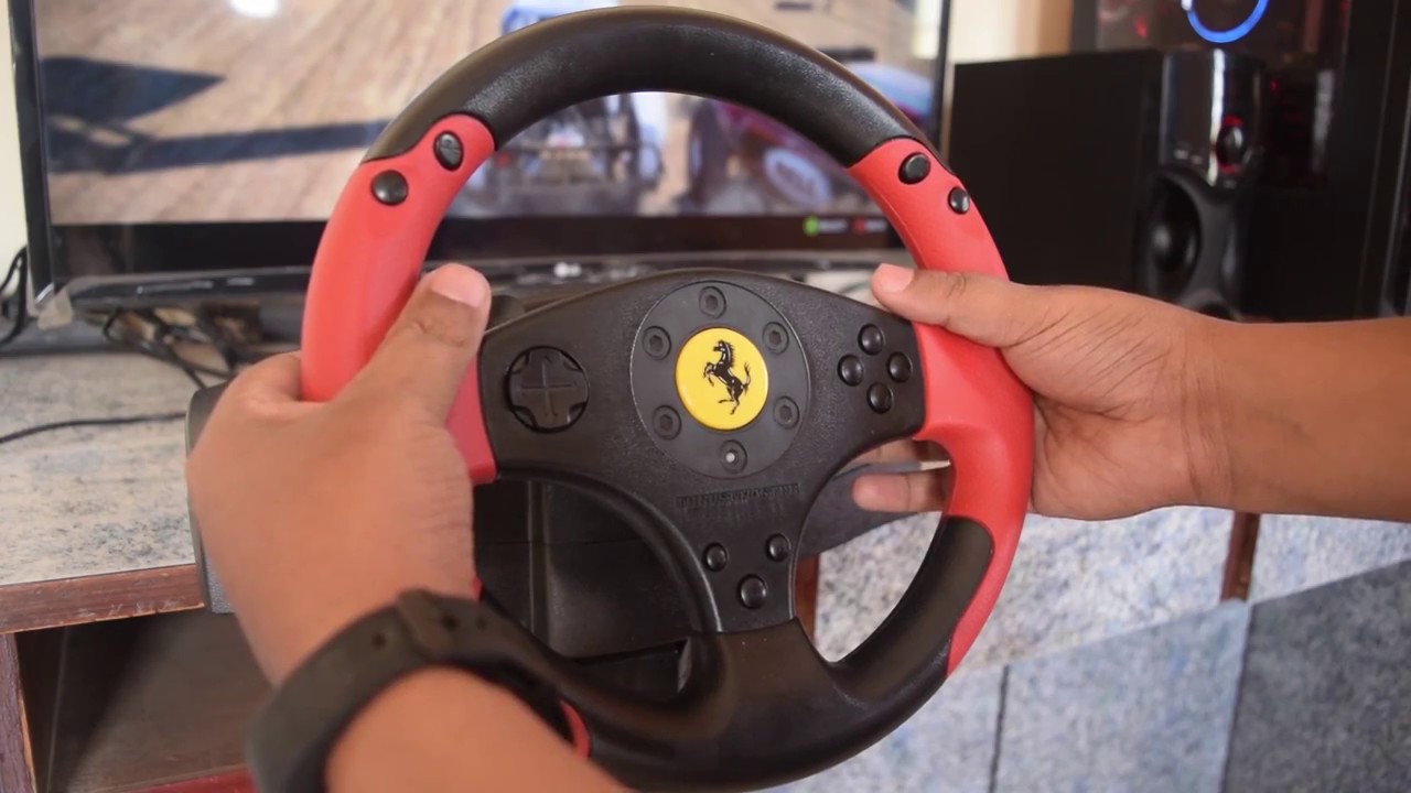 Thrustmaster Ferrari Red Legend Racing Wheel Review Unboxing