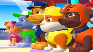 PAW PATROL Mighty Pups Save Adventure Bay Gameplay Walkthrough | All Pup Treats in Every mini game!