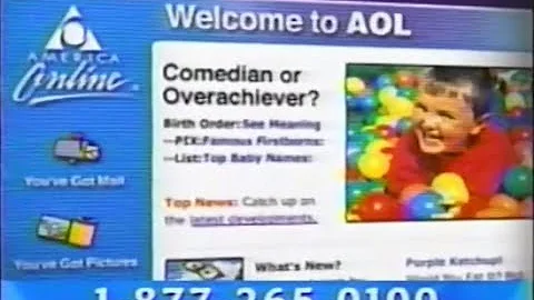 2002 America Online Commercial (It's having a verbal chat, electronically!)