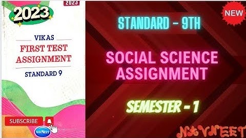 class 9th social science Navneet assignment solution semester 1 2023 part 1#socialscience