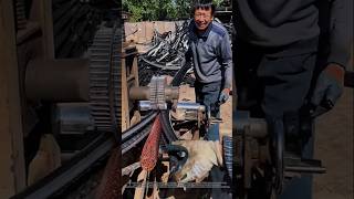 The process of separating copper and protective rubber. Using the right tools