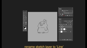Auto Fill Sketch Action // quickly fill in lineart  // photoshop tutorial