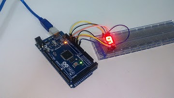 How to use one digit 7 segment display - Arduino Tutorial