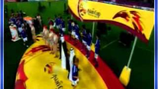 مراسم تتويج منتخب اليابان بطلاً لكأس آسيا 2011