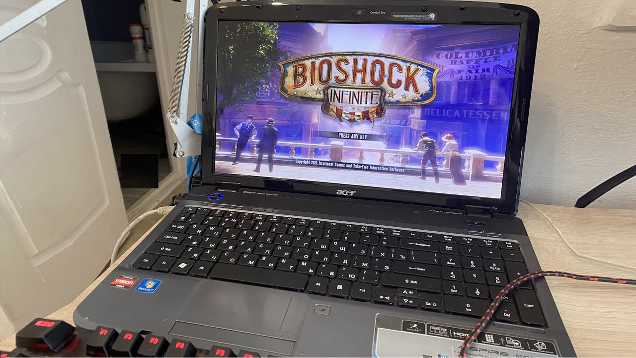 Playing on a 15 year old Acer Aspire 5542G laptop in 2023 - YouTube