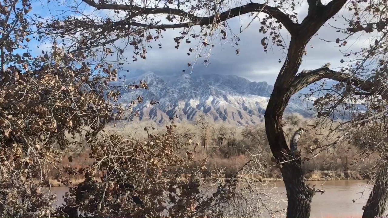 Snow Covered Sandia Mountains YouTube