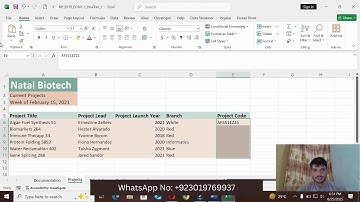 New Perspectives Excel 2019 | Module 1: End of Module Project 1| Natal Biotech