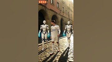 The Future of Soccer Player Gets AI Robot Bodyguards#Robot #Soccer #FutureTech #Futbol #Bodyguard