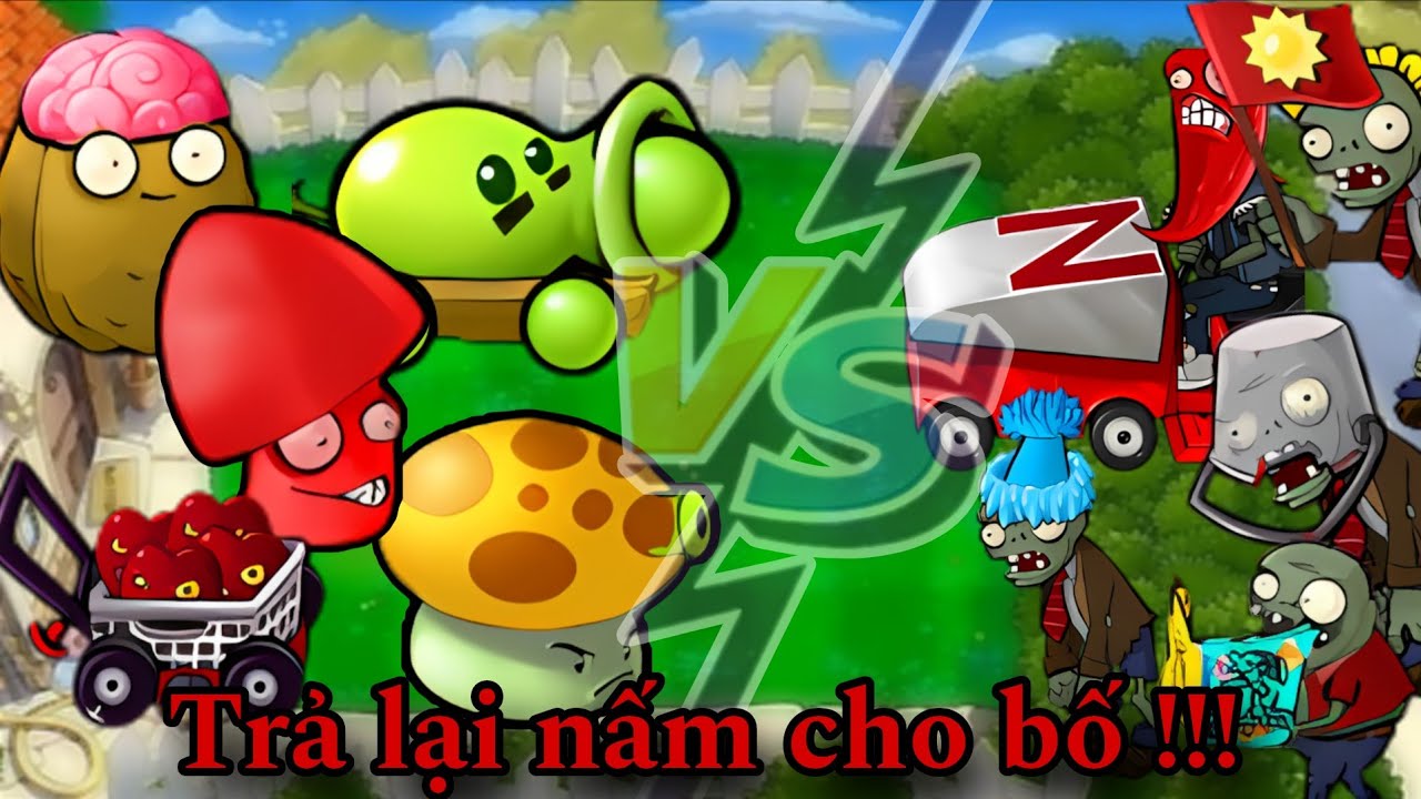 Plants vs Zombies Waste 2.0: Chỉ với 1 cây nấm, chủ mod đã đánh bại tôi tận 2 lần !!!