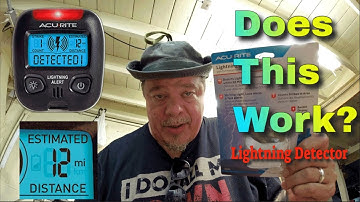 Portable Lightning Detector | AcuRite 02020 Portable Lightning Detector