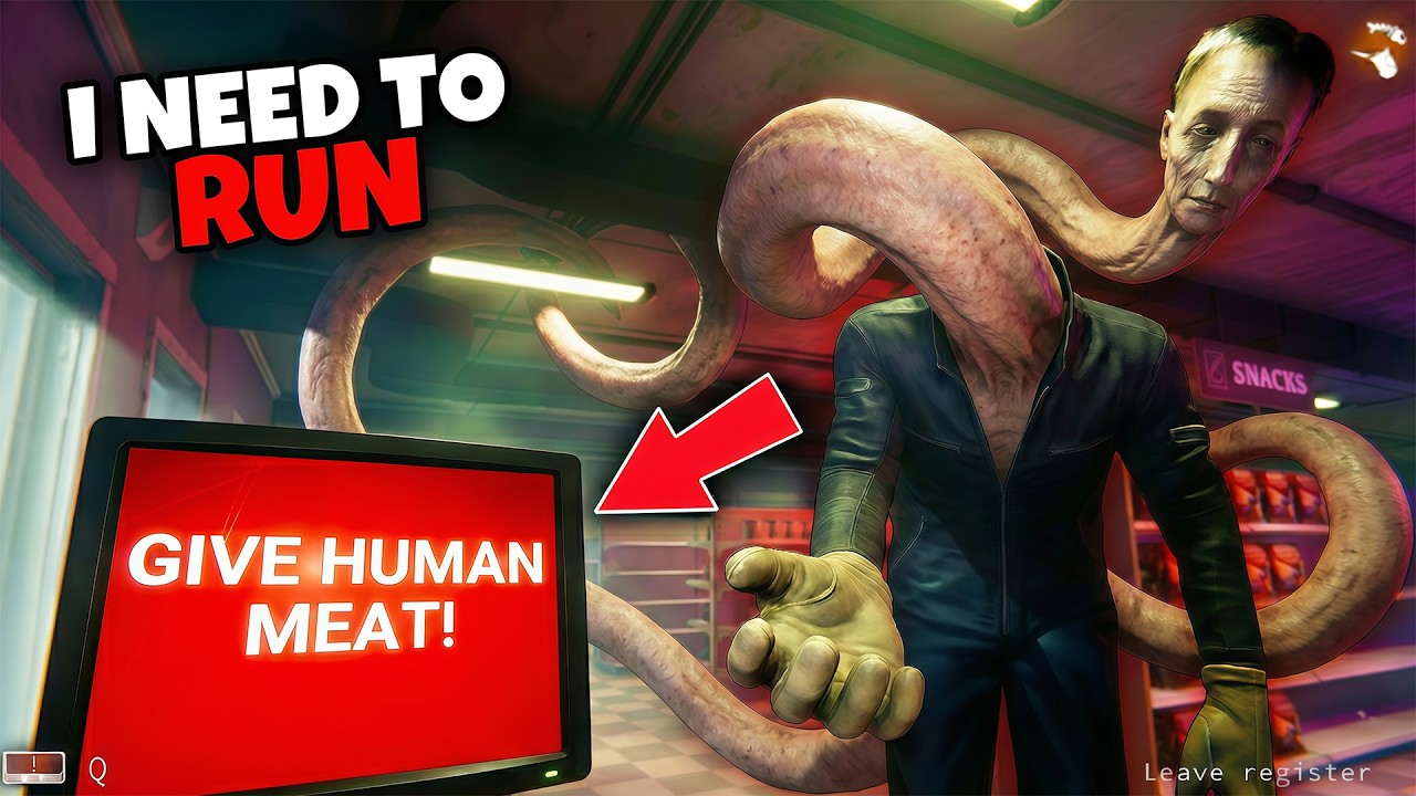 Night Shift at Hell Super Market 😨 Hellmart Ep.1