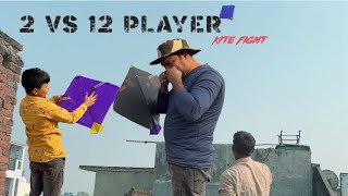 2 Vs 12 Player Kite Fighting | Kisne Kaate Sbse Zada Pech | Kite Flying | Kites Vlog screenshot 3