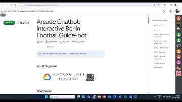 Arcade Chatbot: Interactieve Berlijnse voetbalgids-bot || Laboplossing || Google Cloud Arcade 2025