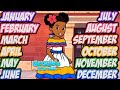 Months of the Year | English and Spanish by Gracie’s Corner | Nursery Rhymes + Kids Songs