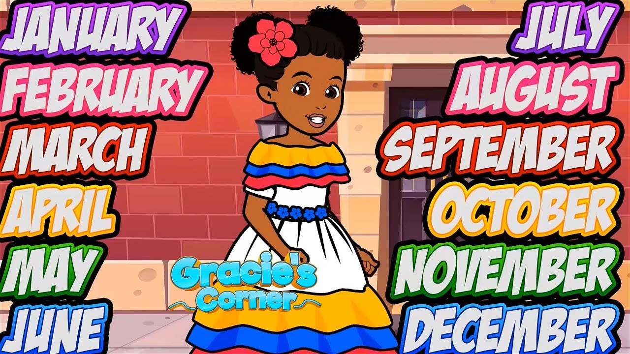 Months Of The Year English And Spanish By Gracie s Corner Nursery 