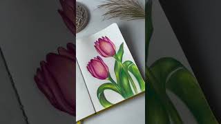 #music #art #flower #tulips #subscribemychannel #likeand share #drawing qr code
