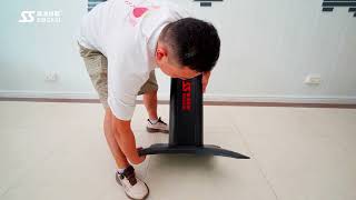 How to install S2169/S3169 badminton tennis stringing machine 
