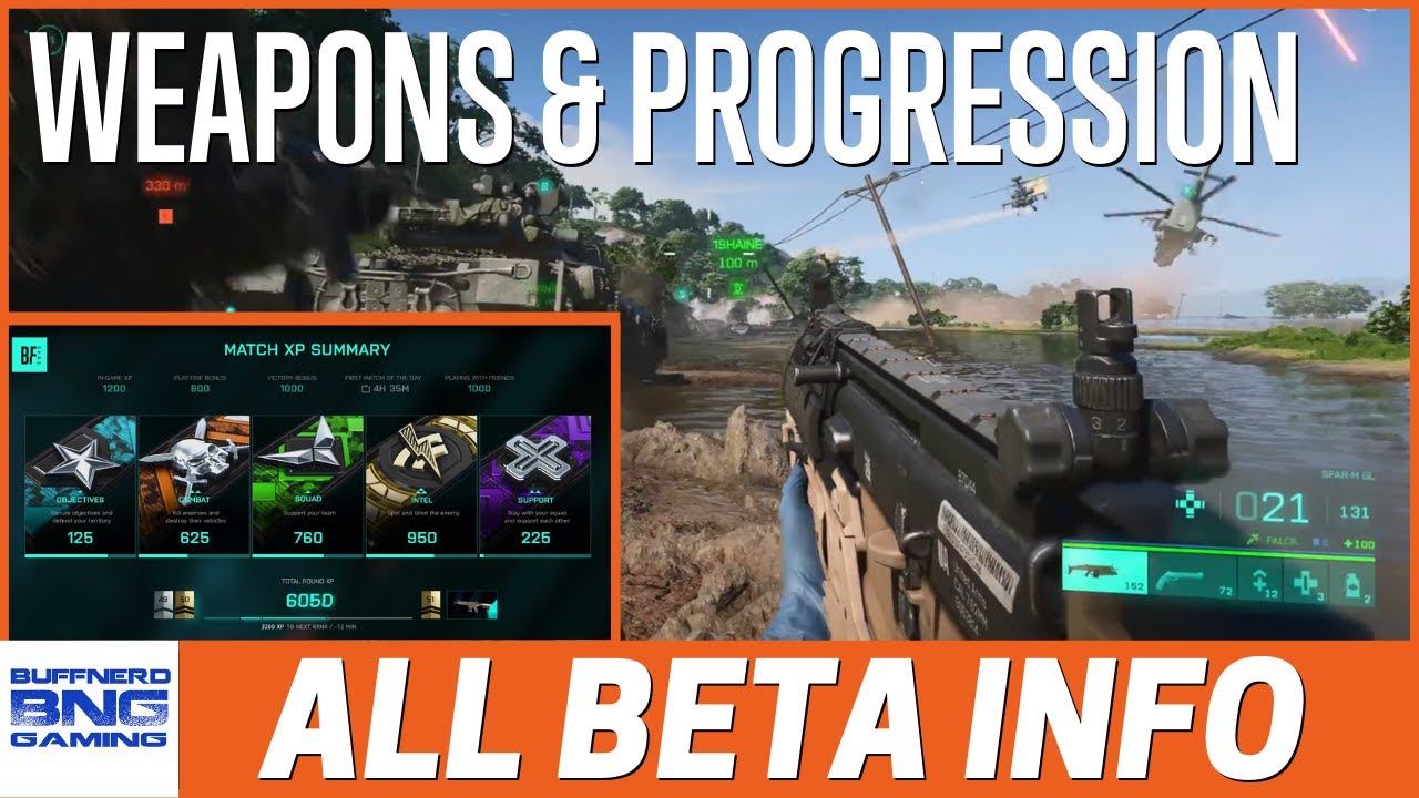 Battlefield Beta Weapons & Progression & Unlocks - Battlefield 2042