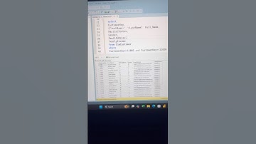SQL magic ✨ Fetching customer data like a pro 💻📊 #coding #sql #shortsviral #viral #computer 👨‍💻