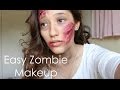 EASY ZOMBIE MAKEUP TUTORIAL FOR HALLOWEEN (If I can do it, you can)