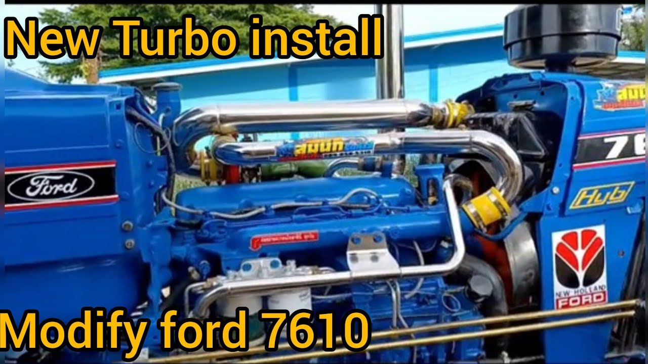 modify ford 7610 tractor 4x4 - YouTube