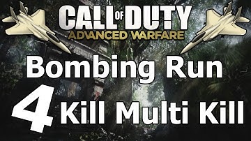 COD AW - Bombing Run 4 Kill Multi Kill!