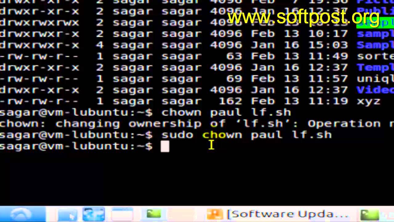 How To Change Owner Of File In Debian YouTube